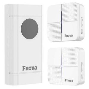 Fnova LED 4 Volume 500-1000FT Wireless Doorbell